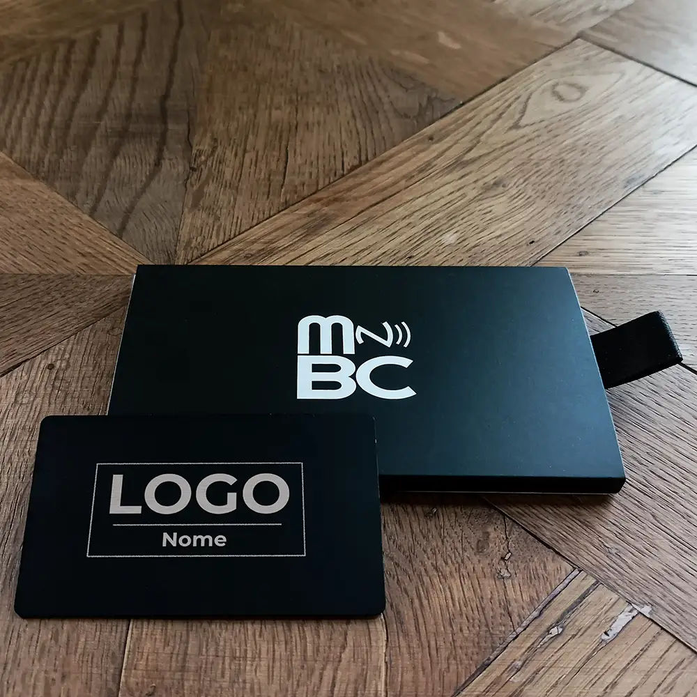 Biglietti da visita digitali NFC in metallo - My NFC Business Card