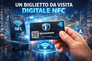 biglietto nfc con qr code fiera